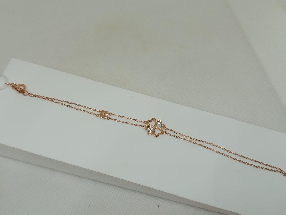 Б585 БРАСЛЕТ С КАМНЯМИ (Au 585)