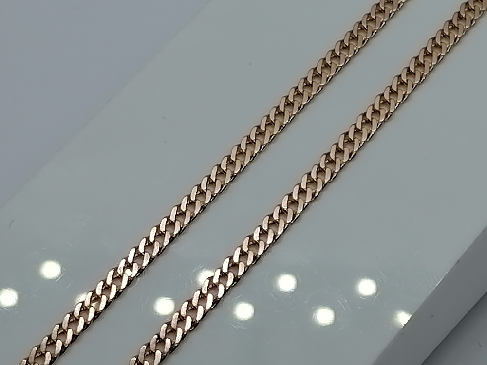 ЦЕПЬ ПОЛНОВЕСНАЯ Ромб двойной (Au 585)