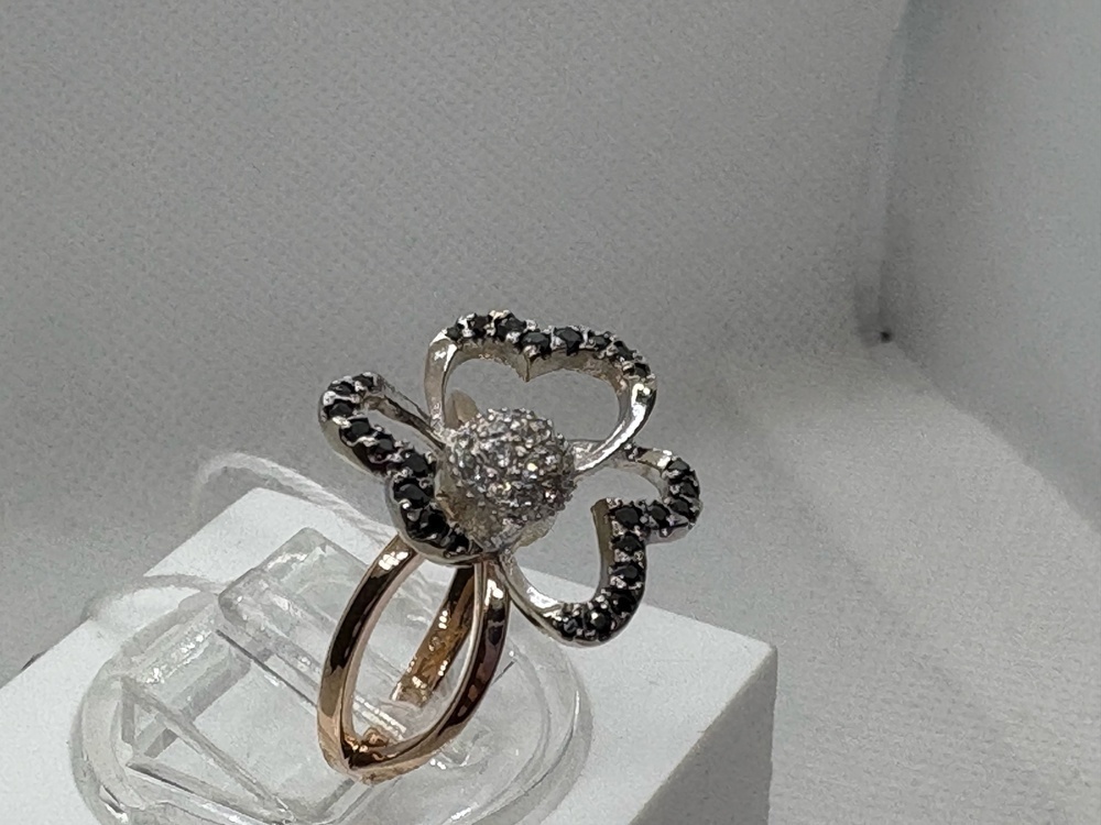 КОЛКМИ585 КОЛЬЦО С КАМНЯМИ (Au 585)