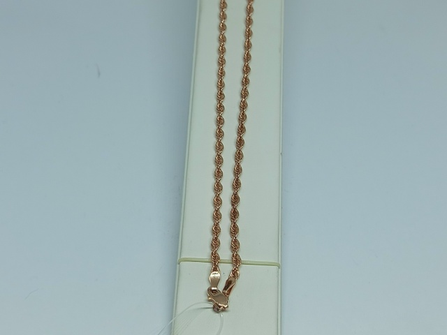 ЦЕПЬ ПУСТОТЕЛАЯ Веревка (Au 585)