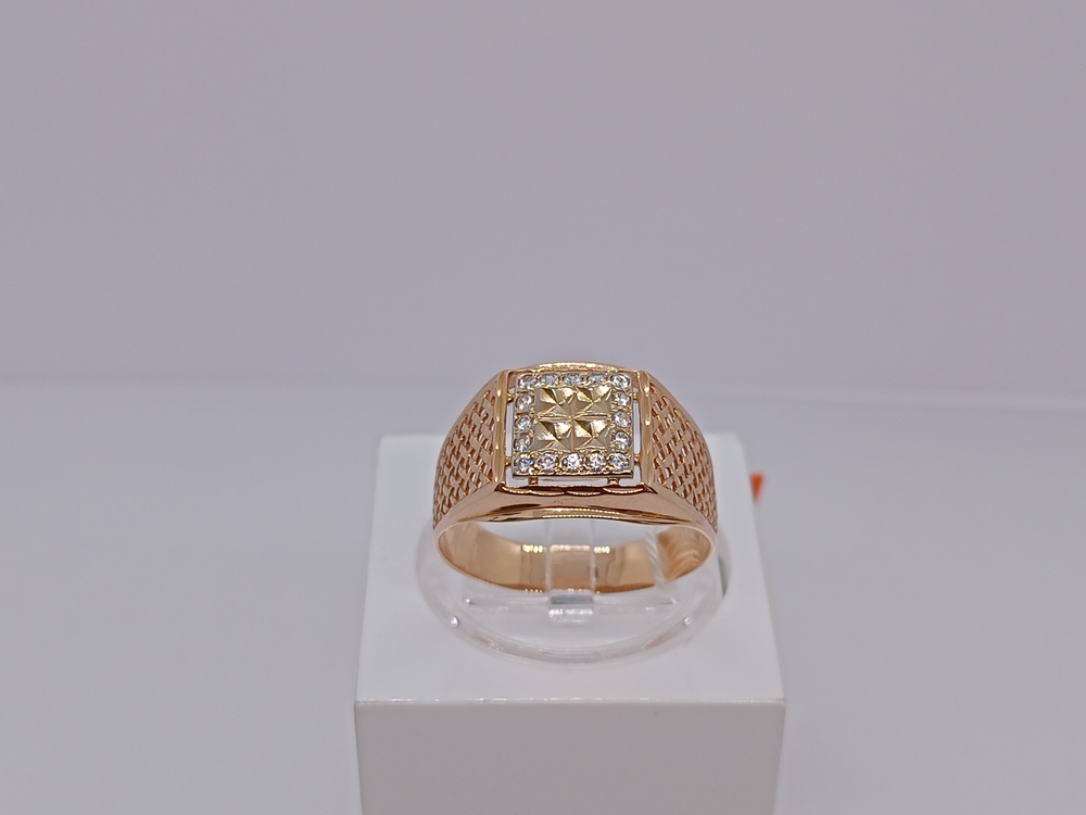 ПЕЧКМИ585 ПЕЧАТКА С КАМНЯМИ (Au 585)