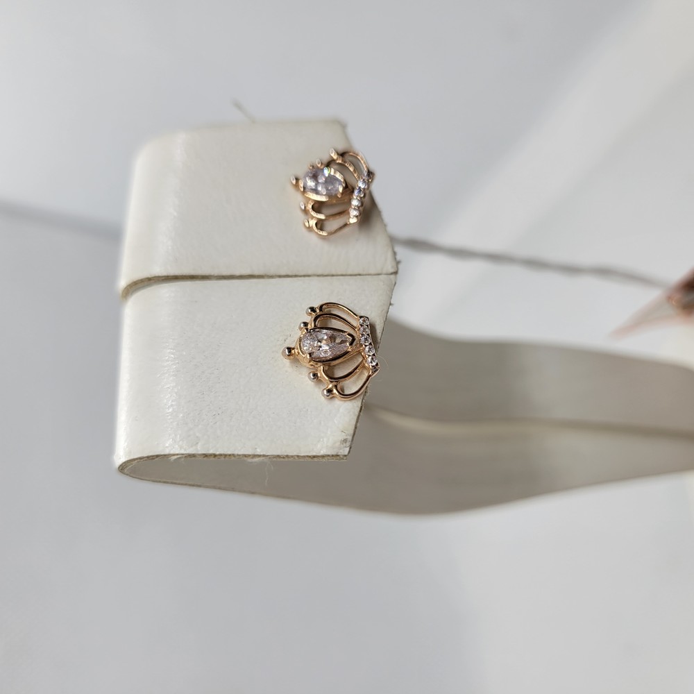 СПУС585 СЕРЬГИ ПУСЕТЫ (Au 585)