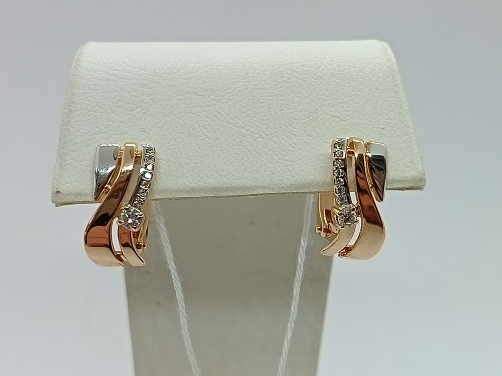 СЕРЬГИ БРИЛЛИАНТ (Au 585)