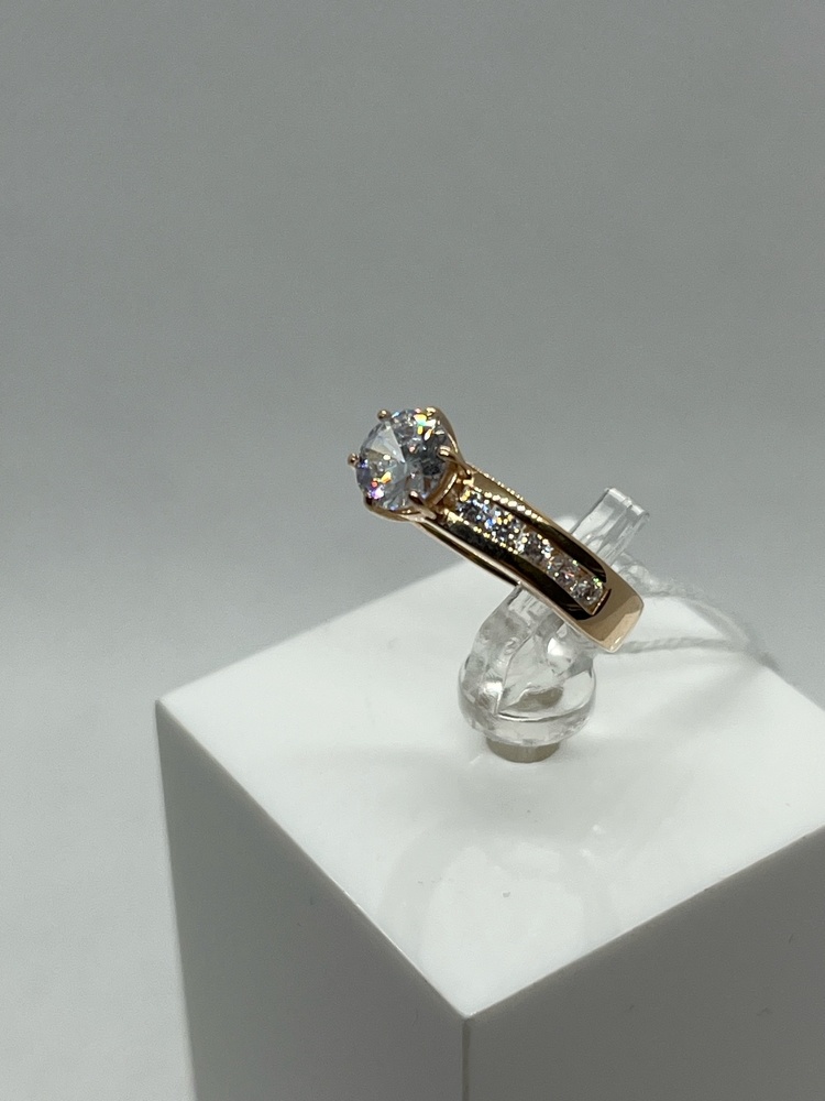 КОЛКМИ585 КОЛЬЦО С КАМНЯМИ (Au 585)