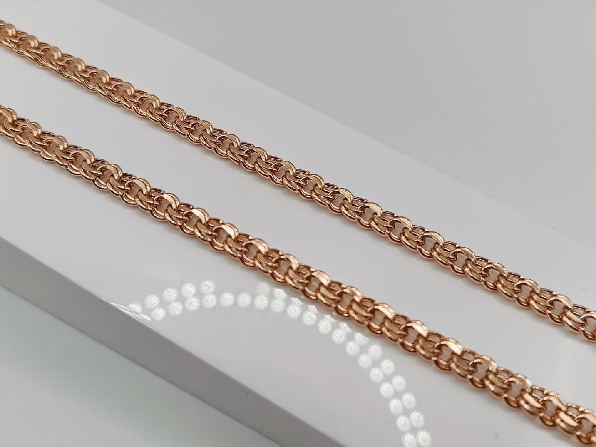 ЦПБС585 ЦЕПЬ ПУСТОТЕЛАЯ Бисмарк (Au 585)