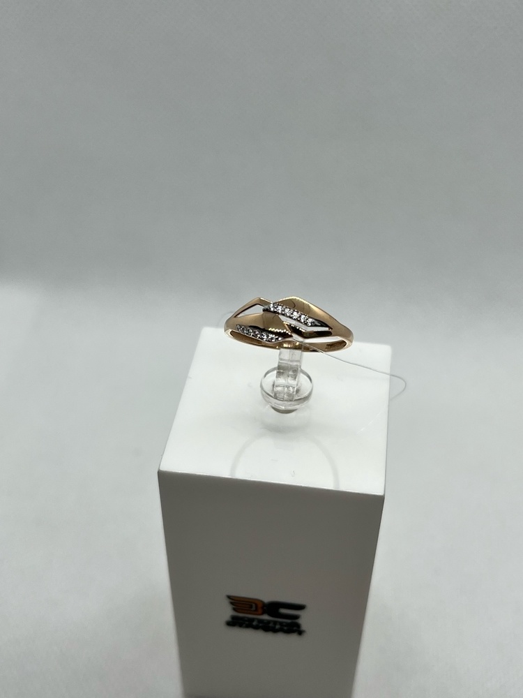 КОЛЬЦО С КАМНЯМИ (Au 585)