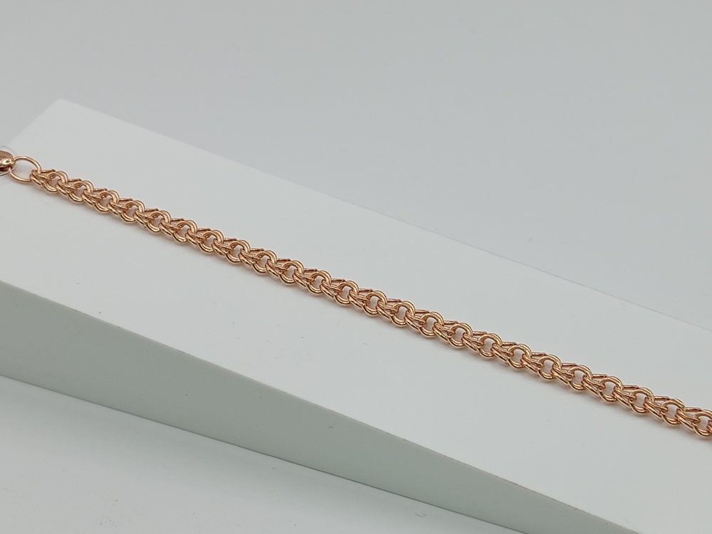 БРАСЛЕТ ПУСТОТЕЛЫЙ Бисмарк (Au 585)