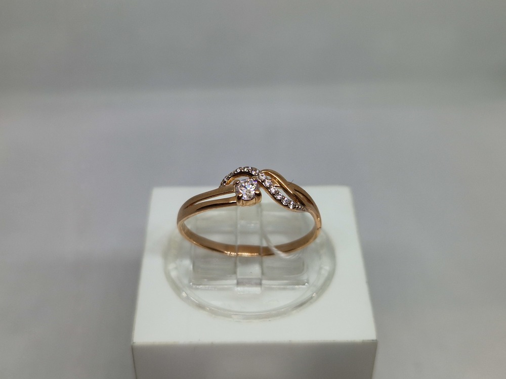 КОЛКМИ585 КОЛЬЦО С КАМНЯМИ (Au 585)