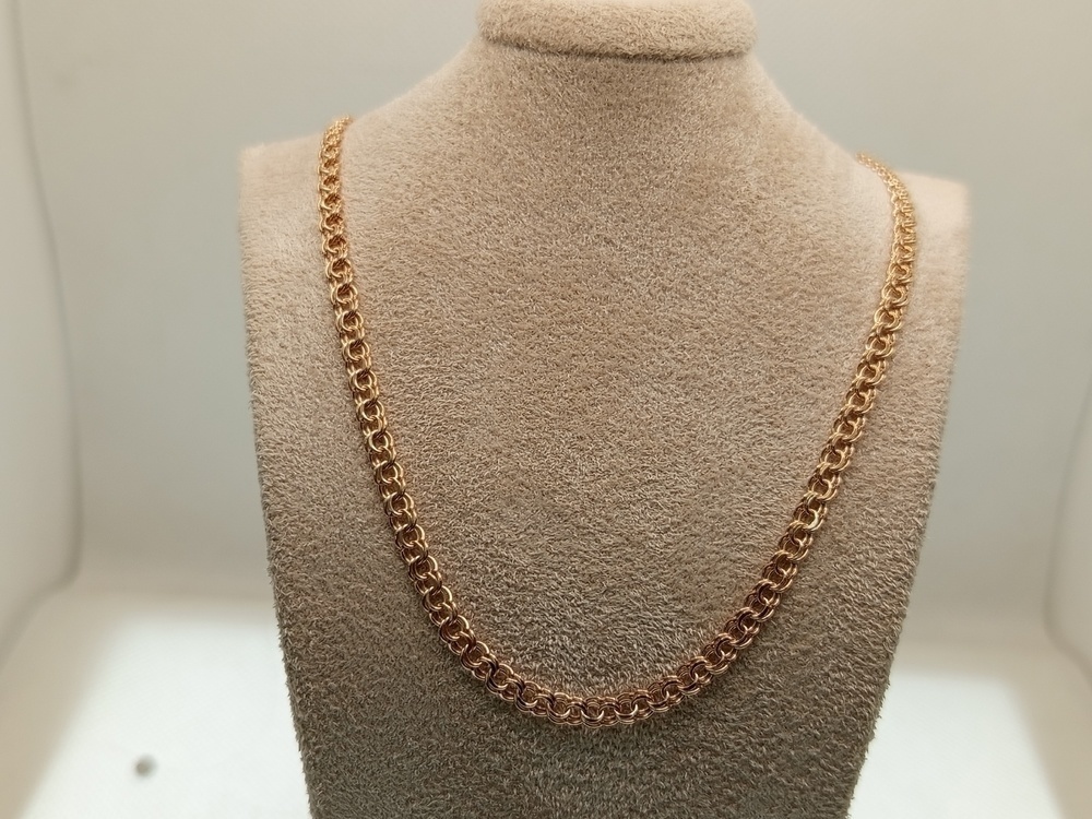 ЦЕПЬ ПУСТОТЕЛАЯ Бисмарк (Au 585)