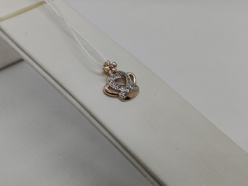 ПОДВЕСКА С КАМНЯМИ (Au 585)