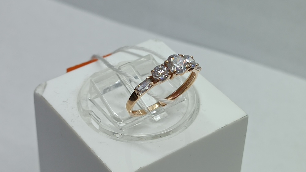 КОЛКМИ585 КОЛЬЦО С КАМНЯМИ (Au 585)
