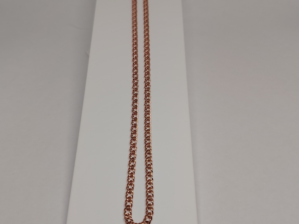 ЦЕПЬ ПУСТОТЕЛАЯ Ромб двойной (Au 585)