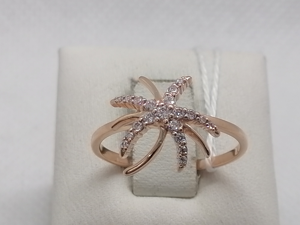 КОЛКМИ585 КОЛЬЦО С КАМНЯМИ (Au 585)