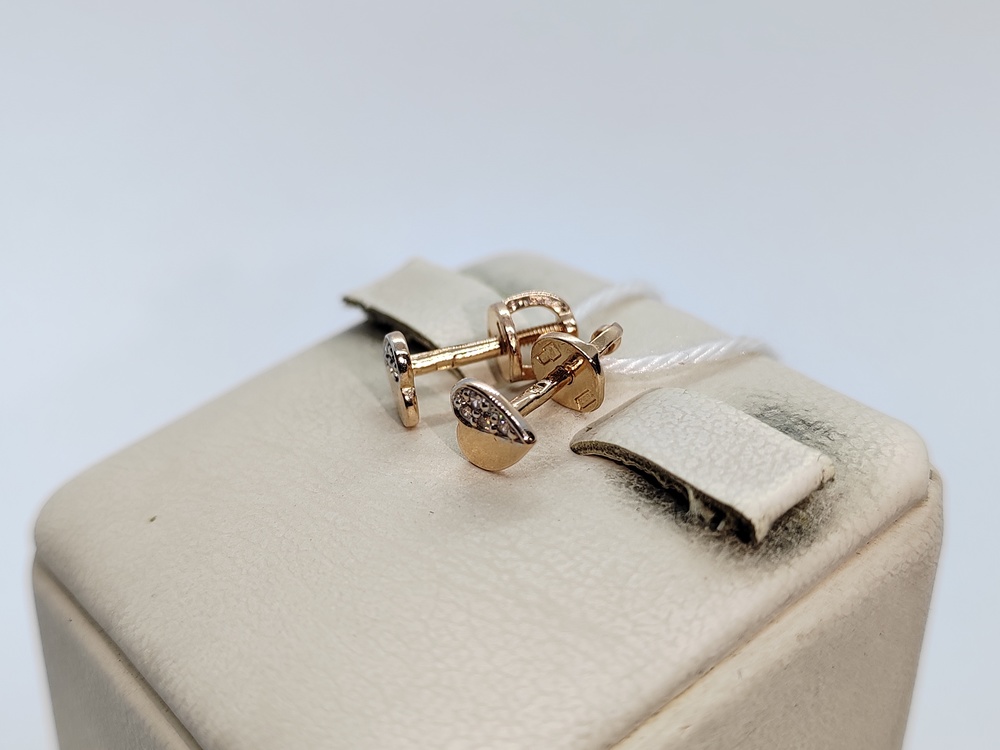 СПУС585 СЕРЬГИ ПУСЕТЫ (Au 585) СПУС585 СЕРЬГИ ПУСЕТЫ (Au 585)