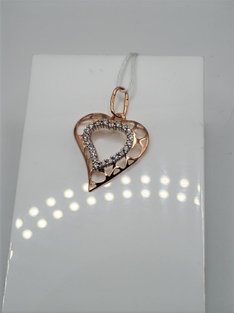 ПОДКМИ585 ПОДВЕСКА С КАМНЯМИ (Au 585)