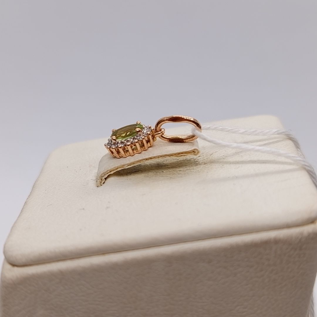 ПОДКМИ585 ПОДВЕСКА С КАМНЯМИ (Au 585)