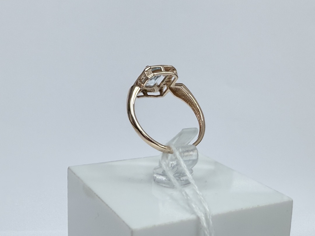 КОЛКМИ585 КОЛЬЦО С КАМНЯМИ (Au 585)