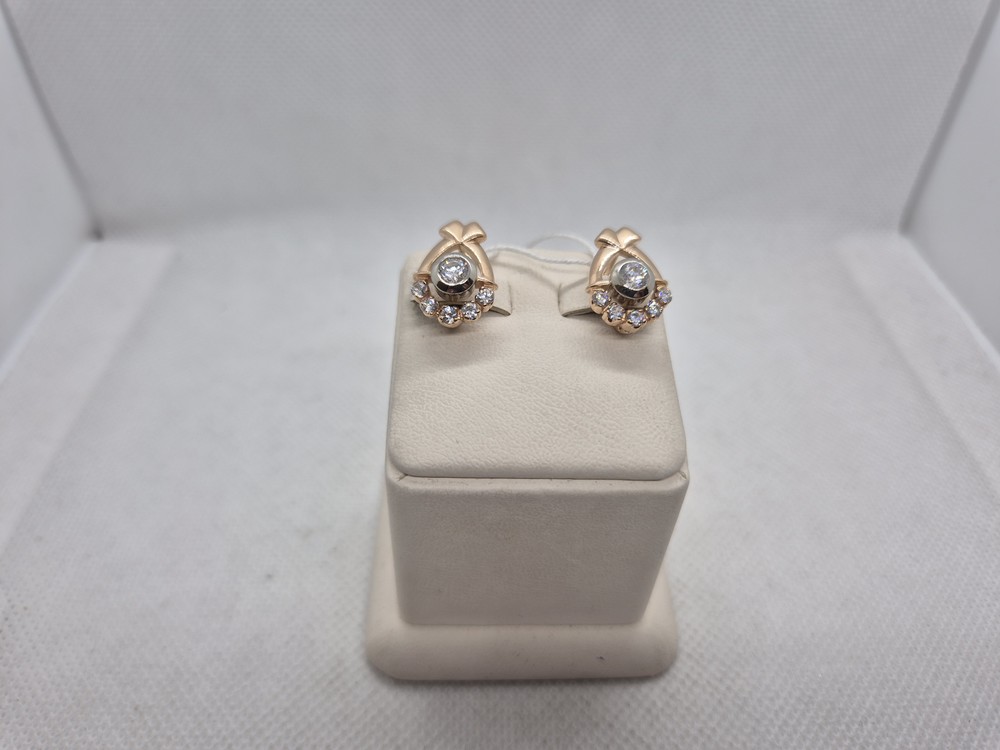 СЕРЬГИ С КАМНЯМИ (Au 585)