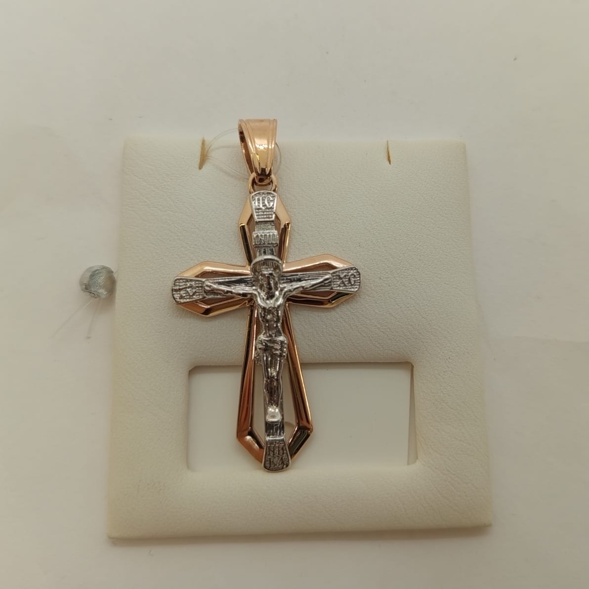 ПОДВЕСКА КРЕСТ без камня (Au 585)