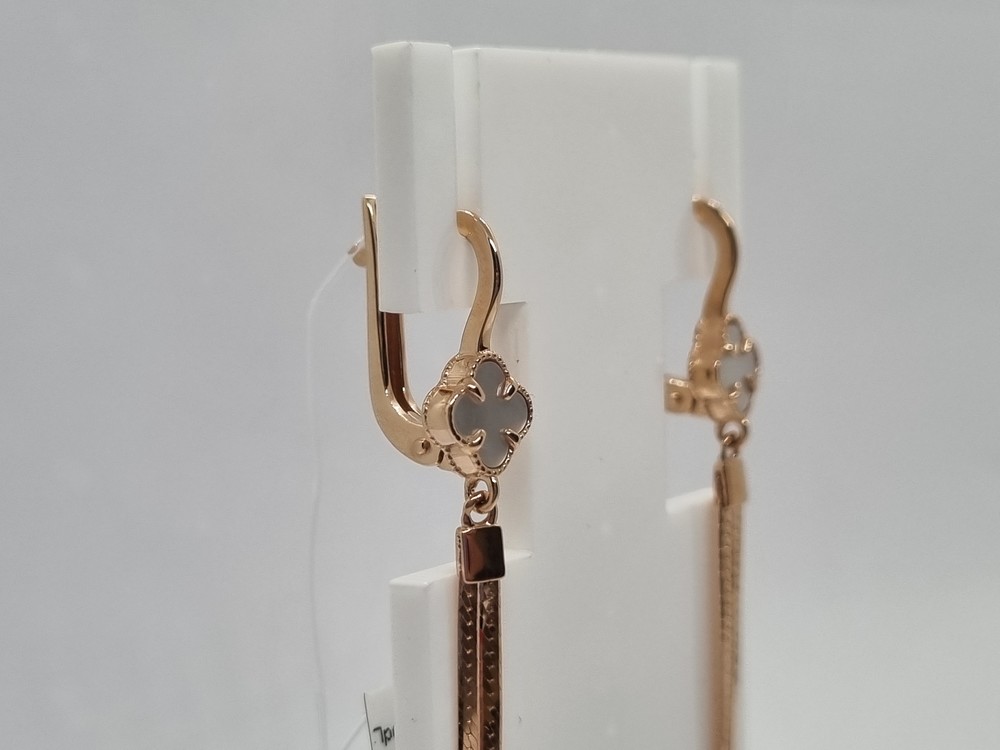 СЕРЬГИ С КАМНЕМ (Au 585)