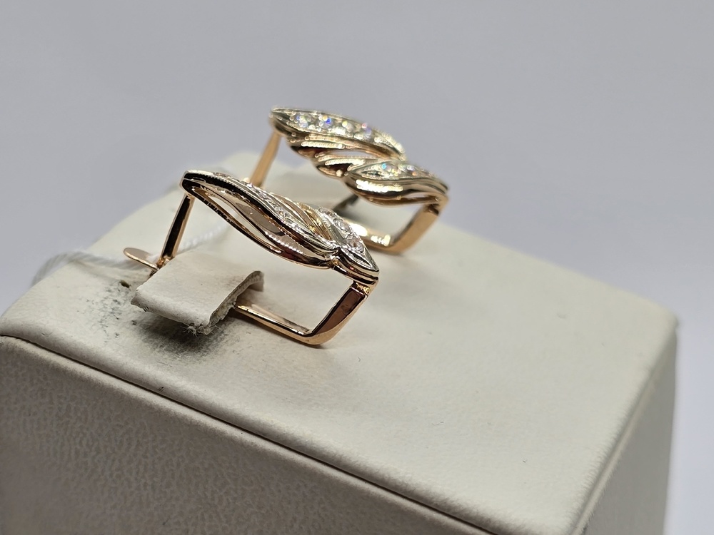 СЕРЬГИ С КАМНЯМИ (Au 585)