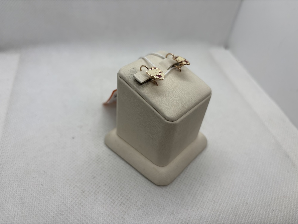 СКМИ585 СЕРЬГИ С КАМНЯМИ (Au 585)