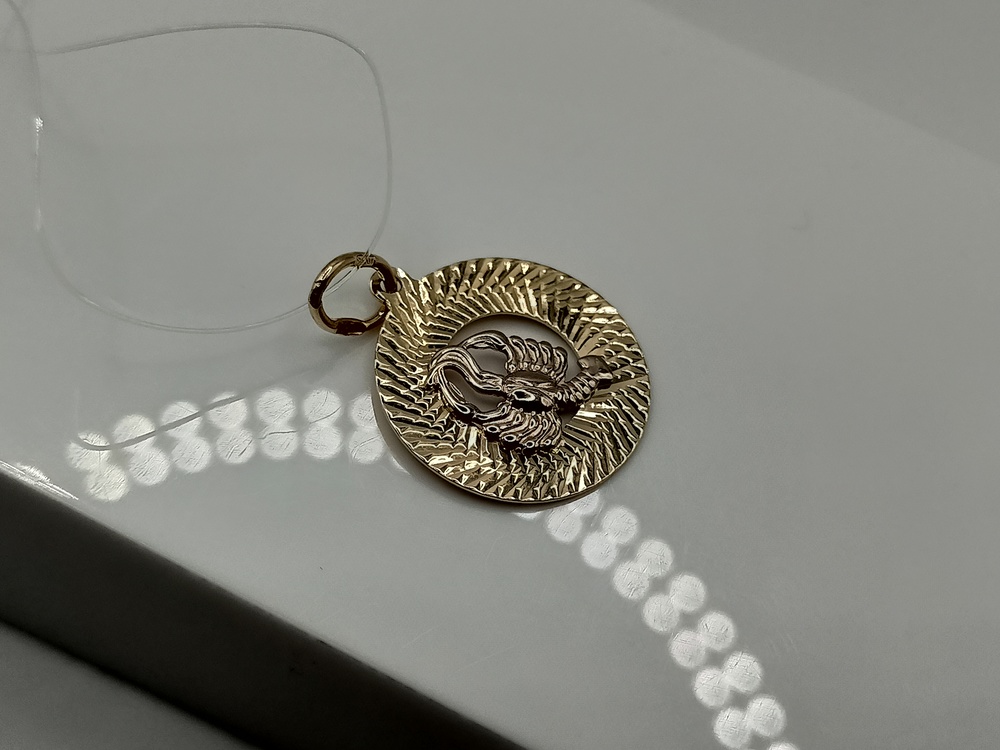 ПОДВЕСКА ЗНАК ЗОДИАКА РАК (Au 585)