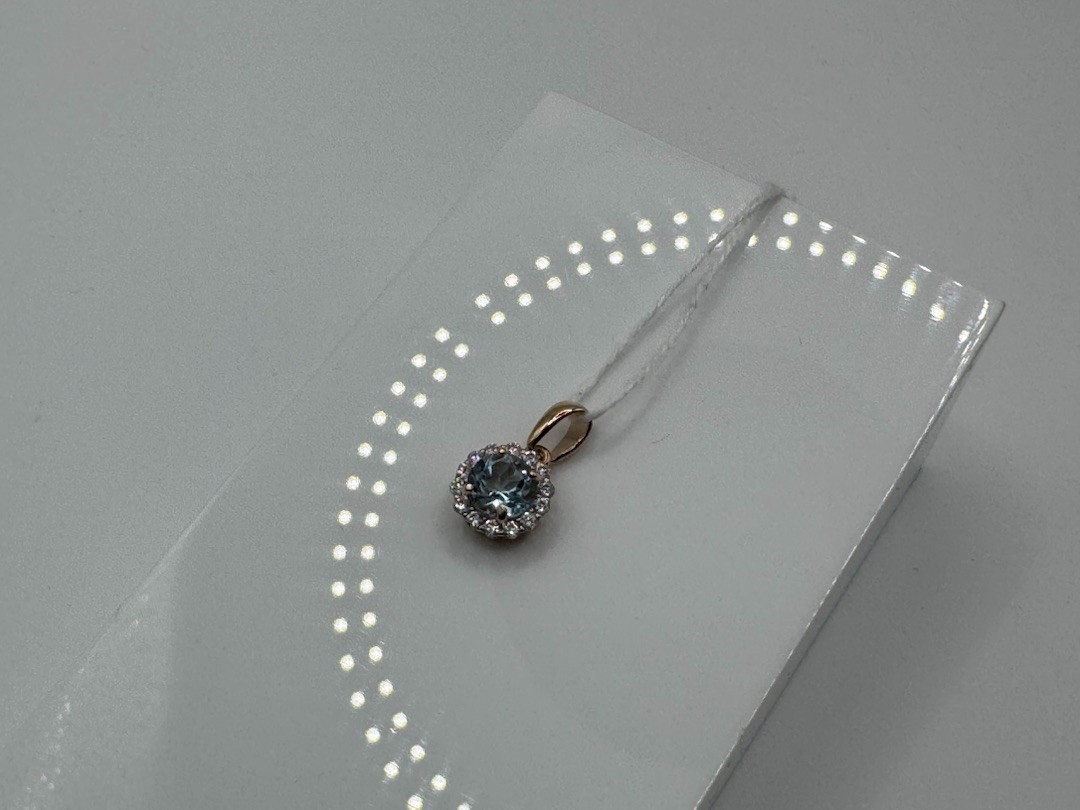 ПОДКМИ585 ПОДВЕСКА С КАМНЯМИ (Au 585)