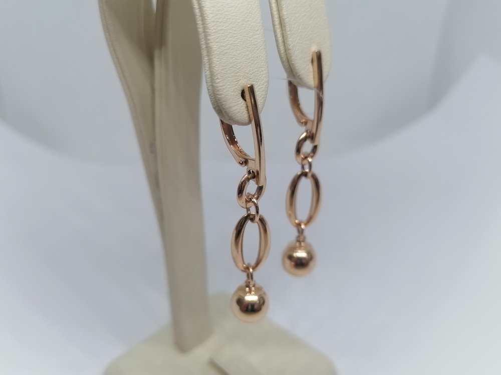 СЕРЬГИ БЕЗ КАМНЯ (Au 585)