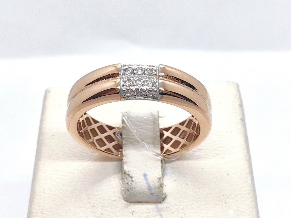 КОЛЬЦО С КАМНЯМИ (Au 585)