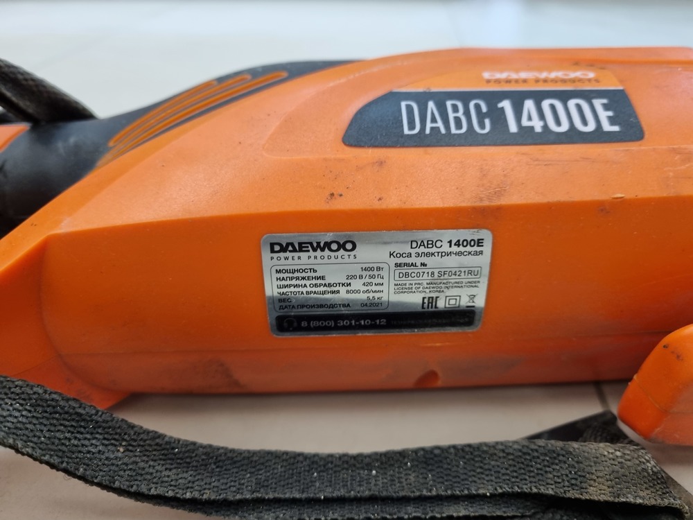 Триммер Daewoo DABC-1400E