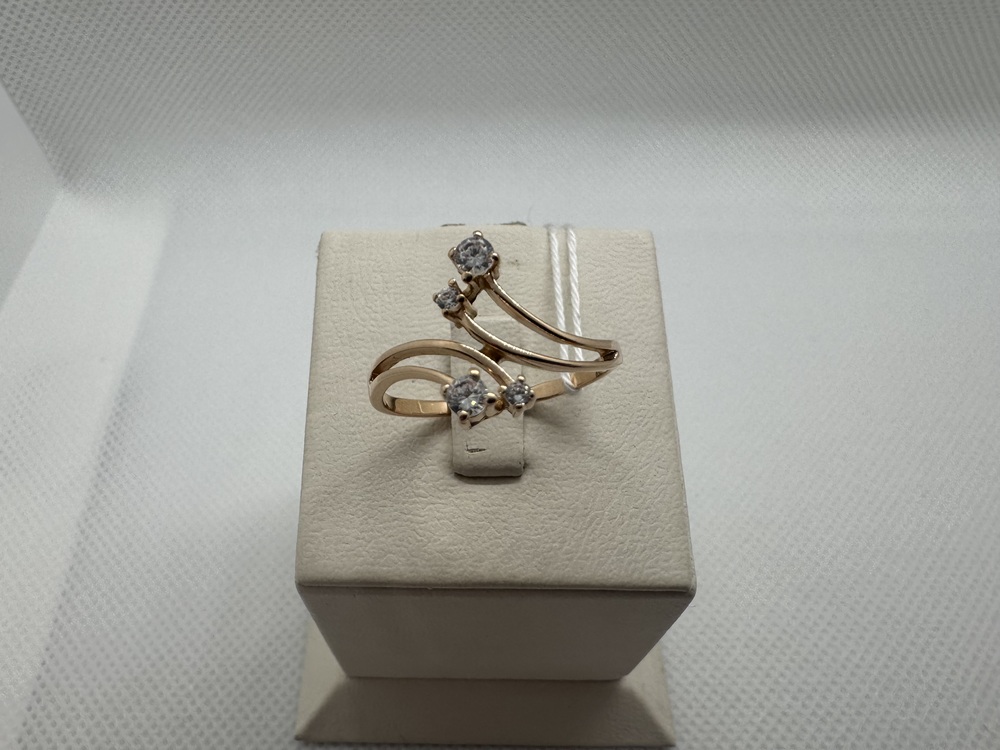 КОЛКМИ585 КОЛЬЦО С КАМНЯМИ (Au 585)