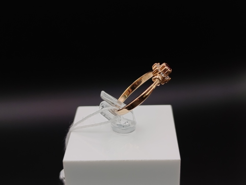 КОЛКМИ585 КОЛЬЦО С КАМНЯМИ (Au 585)