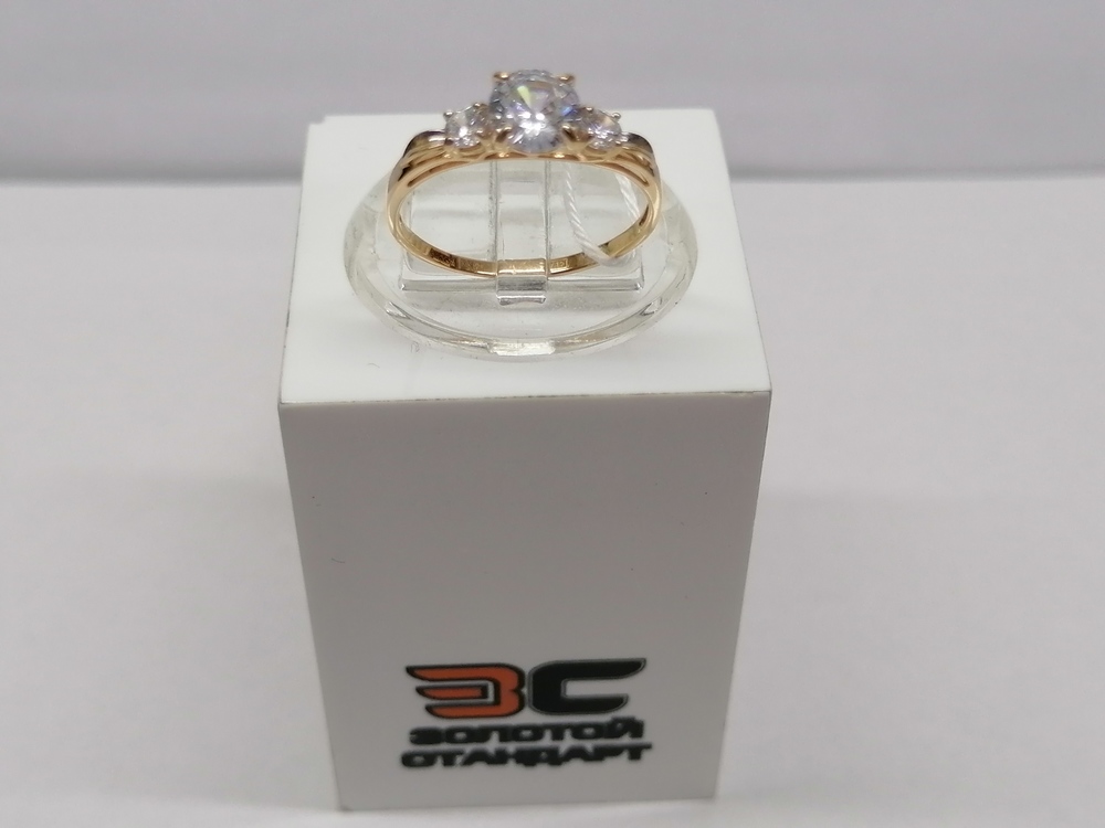 КОЛКМИ585 КОЛЬЦО С КАМНЯМИ (Au 585)
