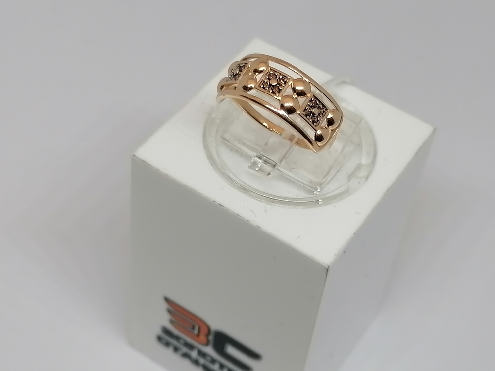КОЛКМИ585 КОЛЬЦО С КАМНЯМИ (Au 585)