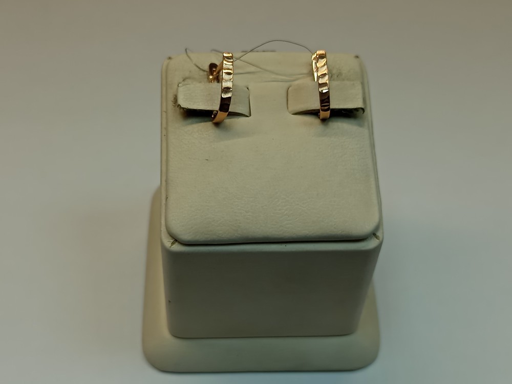 СЕРЬГИ БЕЗ КАМНЯ (Au 585)