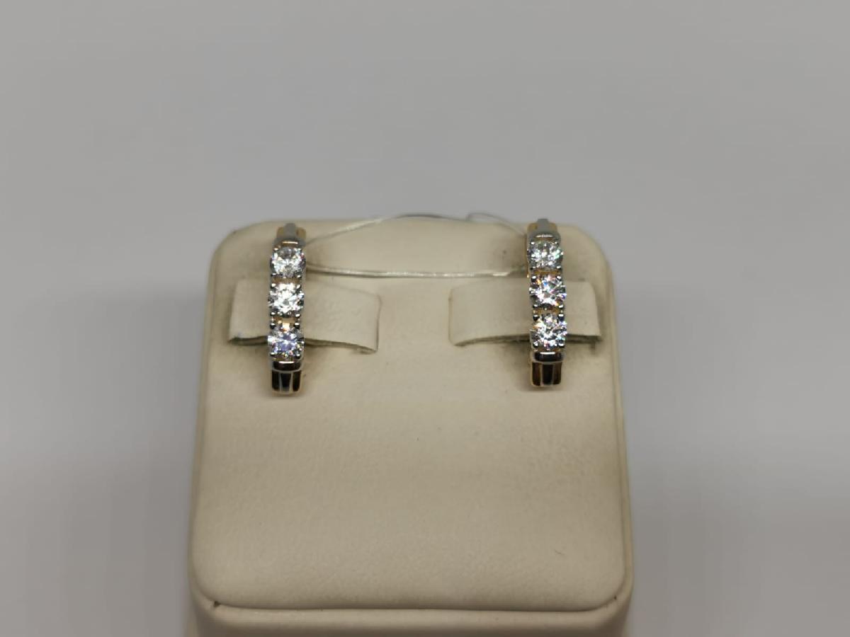 СЕРЬГИ С КАМНЯМИ (Au 585)