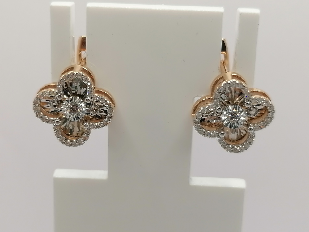 СЕРЬГИ БРИЛЛИАНТ (Au 585)