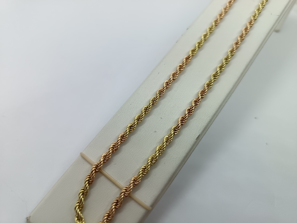 ЦЕПЬ ПОЛНОВЕСНАЯ Веревка (Au 585)