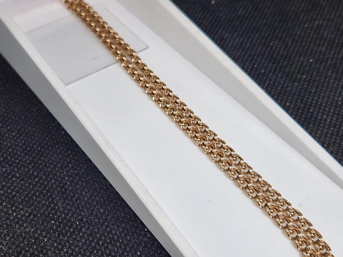 8060155П-40 ЦЕПЬ ПУСТОТЕЛАЯ Нона (Au 585)