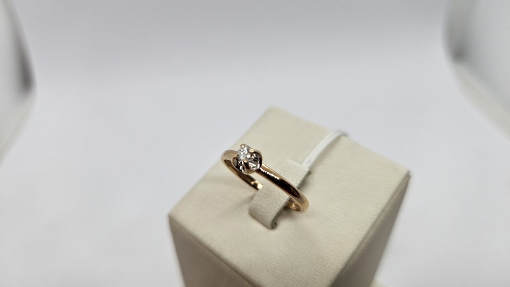 КОЛЬЦО БРИЛЛИАНТ Au 585