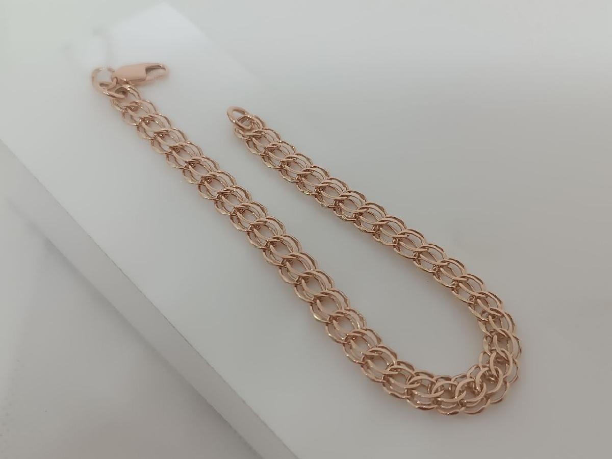 БРАСЛЕТ ПОЛНОВЕСНЫЙ Итальянка Au 585