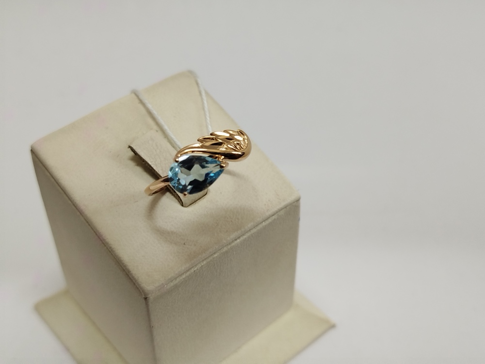 КОЛКМ585 КОЛЬЦО С КАМНЕМ (Au 585)