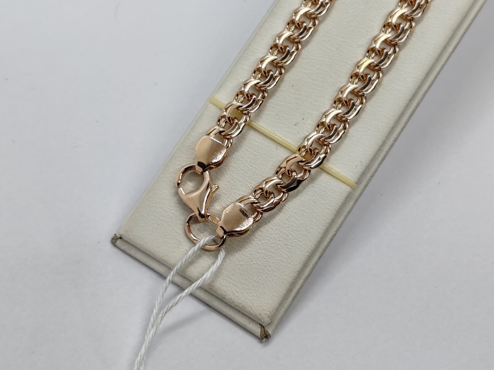 ЦЕПЬ ПОЛНОВЕСНАЯ Бисмарк (Au 585)