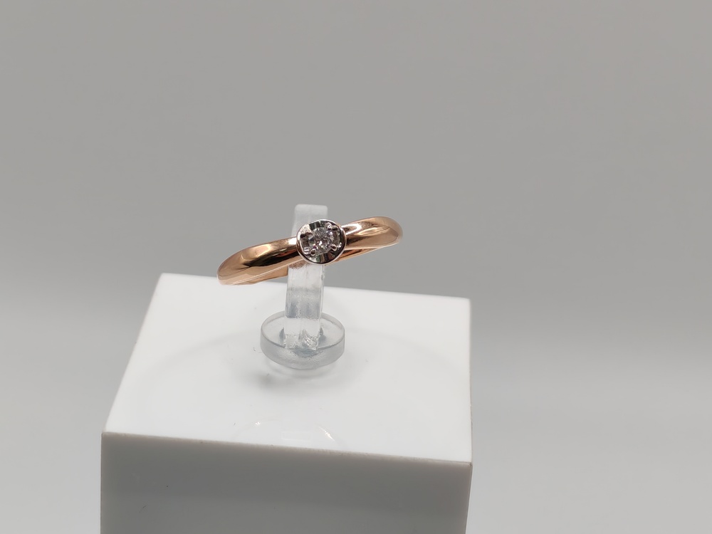 КОЛЬЦО БРИЛЛИАНТ Au 585