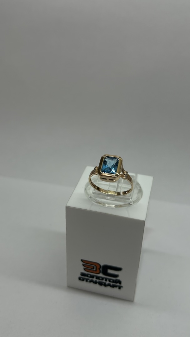 КОЛКМИ585 КОЛЬЦО С КАМНЯМИ (Au 585)