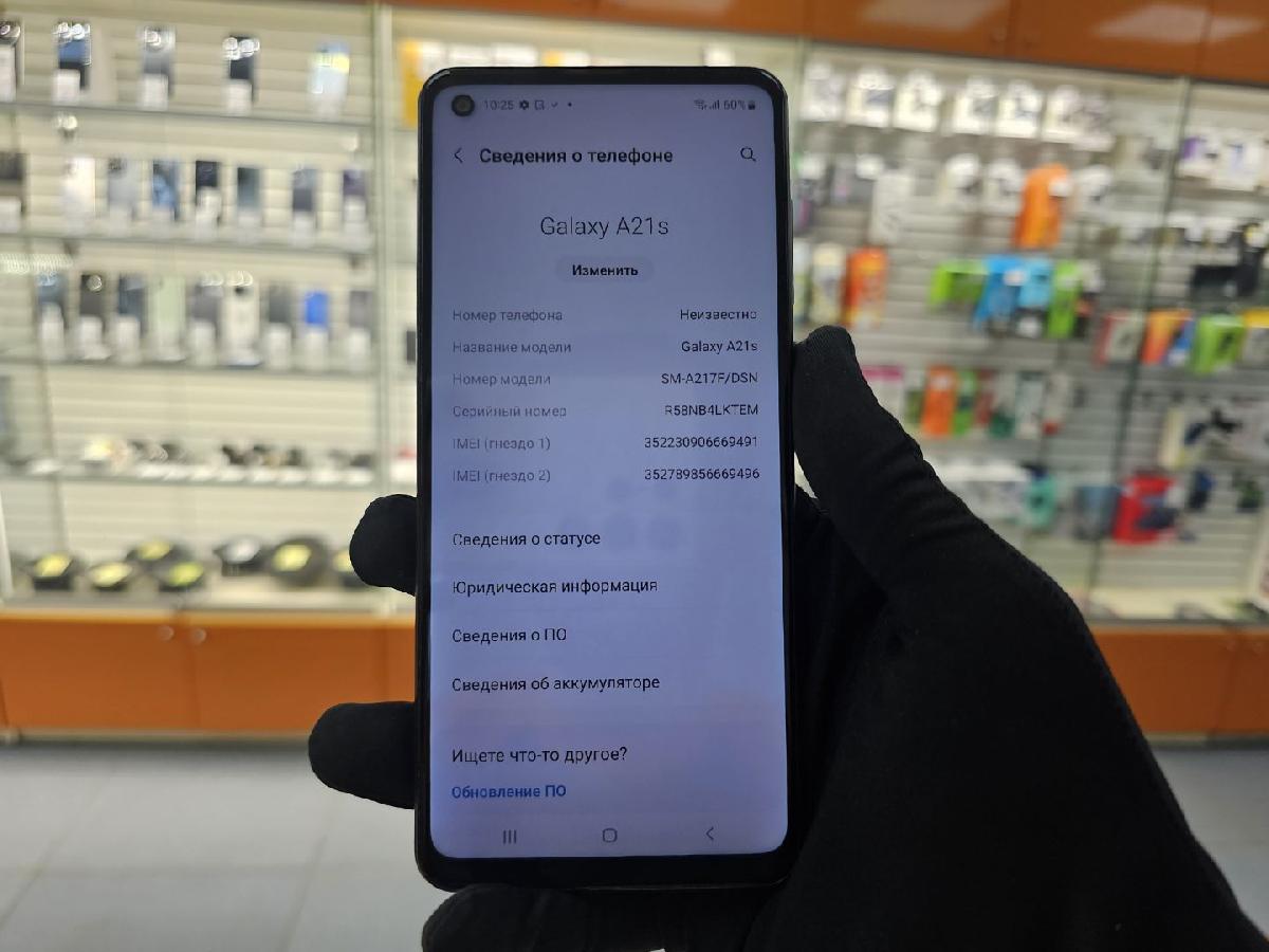 Смартфон Samsung Galaxy A21S 4/64