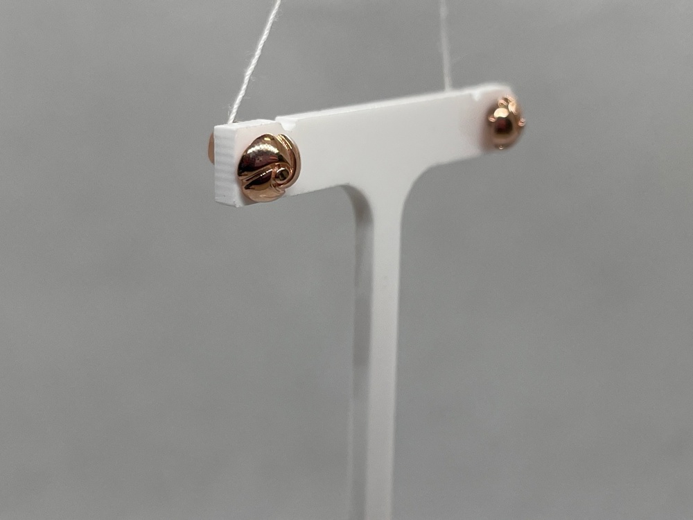 СПУС585 СЕРЬГИ ПУСЕТЫ (Au 585)