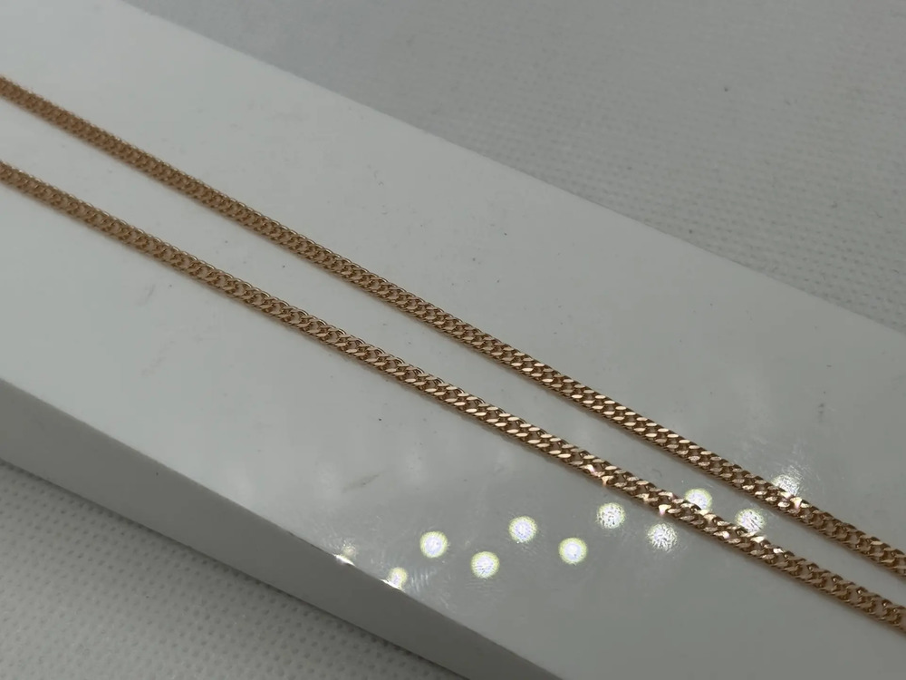 ЦЕПЬ ПОЛНОВЕСНАЯ Ромб двойной (Au 585)