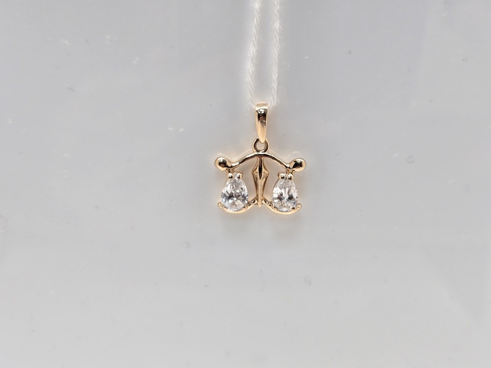 ПОДВЕСКА ЗНАК ЗОДИАКА ВЕСЫ Au 585